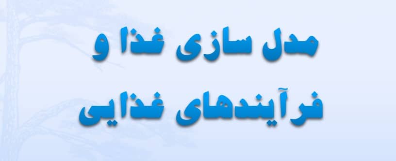 پاورپوینت مدل سازی غذا و فرآیندهای غذایی